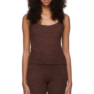 Skims Cozy Knit Shorts and Top Set- L/XL NWT